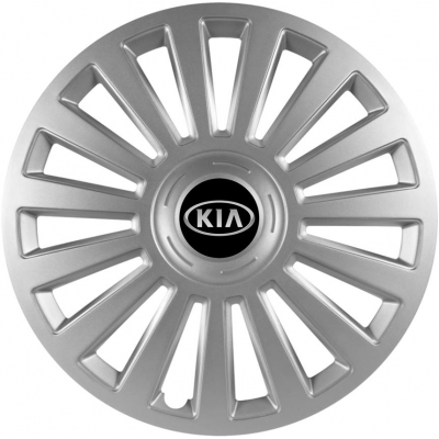 KRYTY KOLIES PRE KIA 15" LUXURY silver 4ks